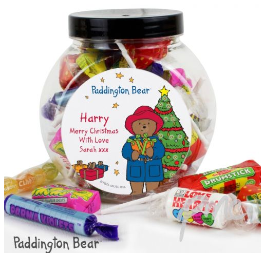 Paddington Bear Christmas Sweets Jar